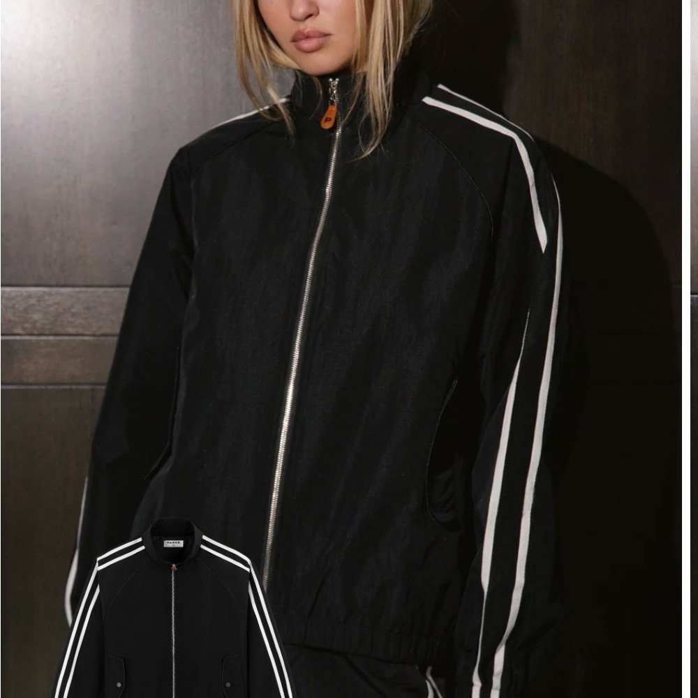 Parke Sport Stripe Nylon Jacket XS BRAND NEW